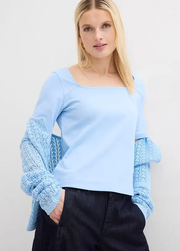 T-shirt en coton &eacute;pais, bonprix