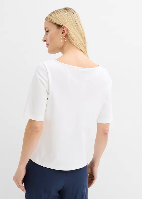 T-shirt en coton &eacute;pais, bonprix