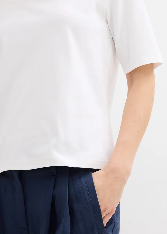 T-shirt en coton &eacute;pais, bonprix