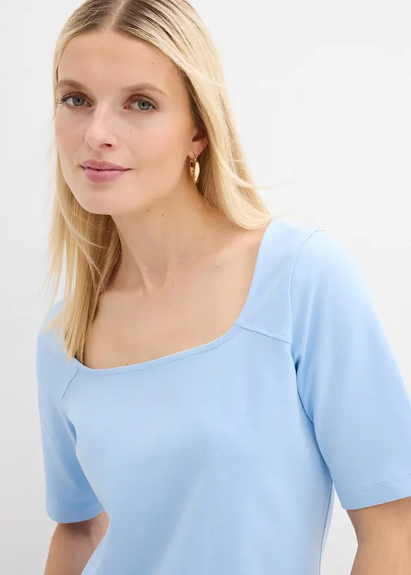 T-shirt en coton &eacute;pais, bonprix