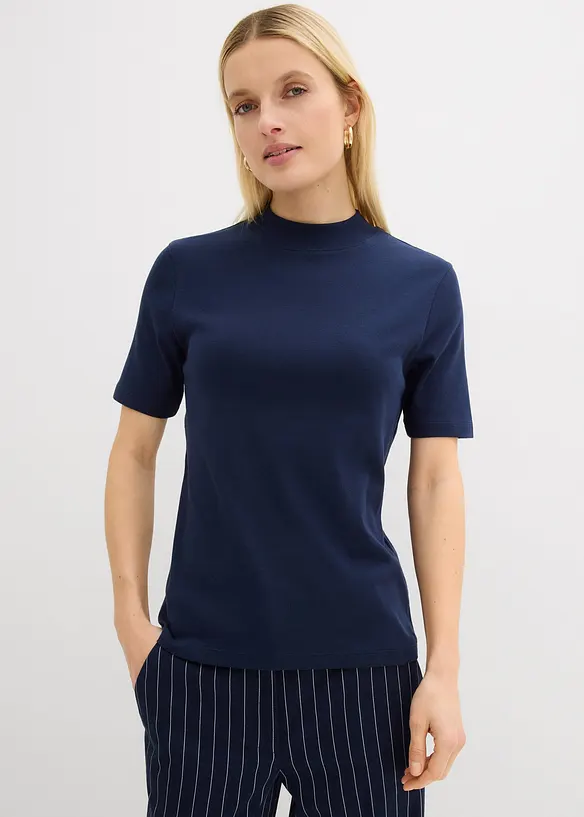 T-shirt c&ocirc;tel&eacute; 100% coton, bonprix