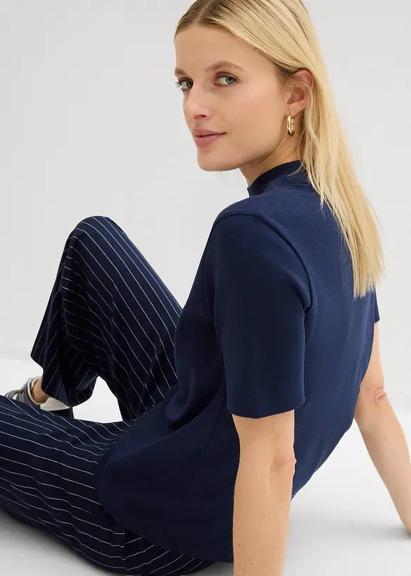 T-shirt c&ocirc;tel&eacute; 100% coton, bonprix