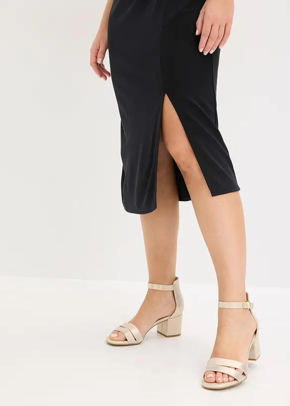 Robe en jersey de viscose m&eacute;lang&eacute;e, bonprix