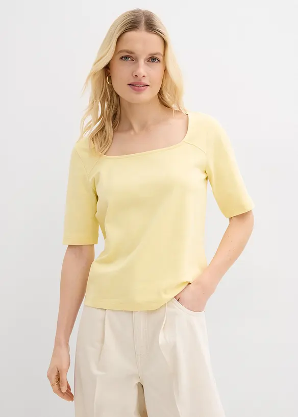 T-shirt en coton &eacute;pais, bonprix