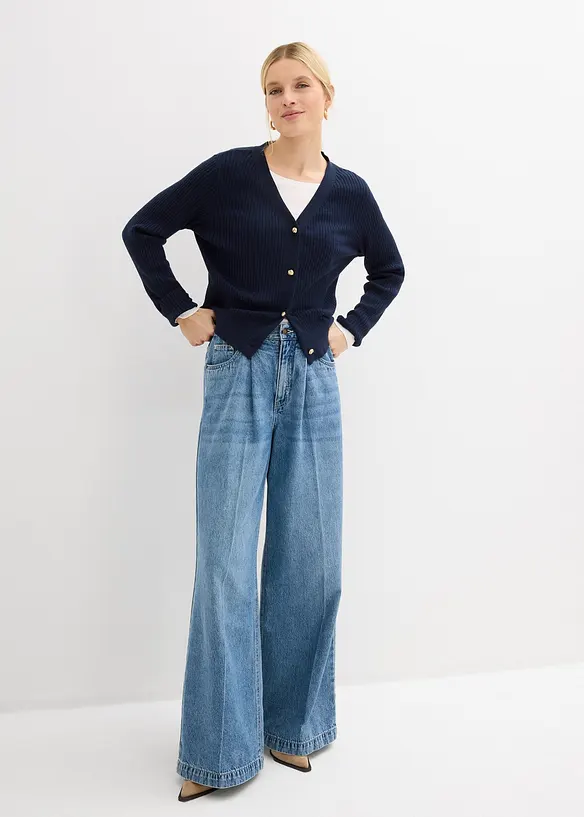 Gilet en maille douce, bonprix