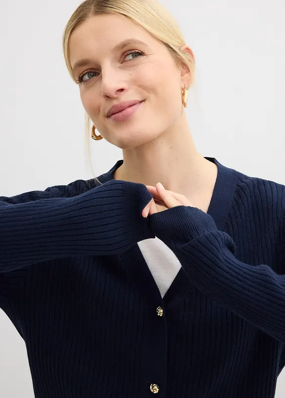 Gilet en maille douce, bonprix