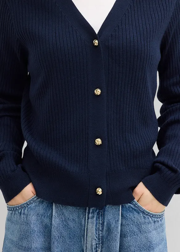 Gilet en maille douce, bonprix