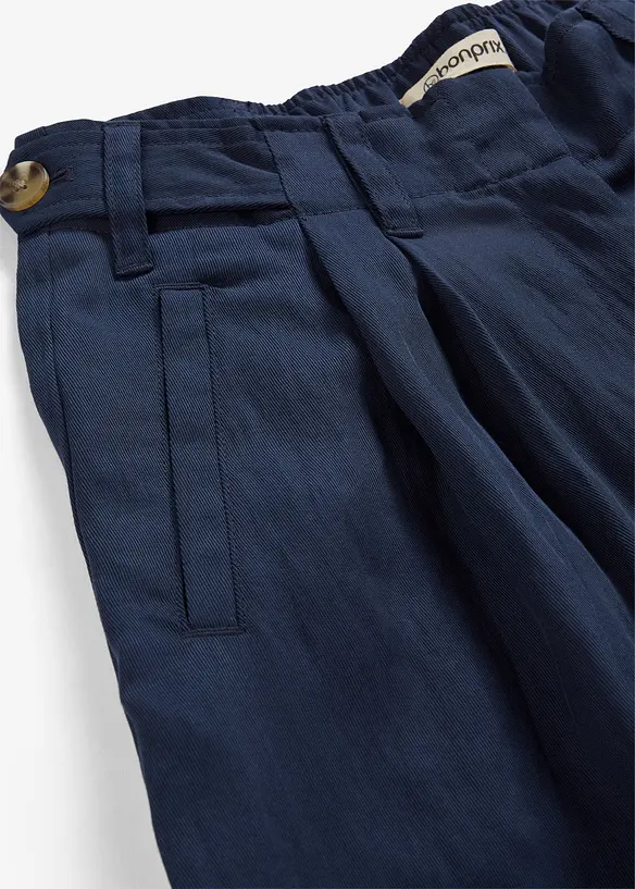 Pantalon en twill &agrave; taille r&eacute;glable, bonprix