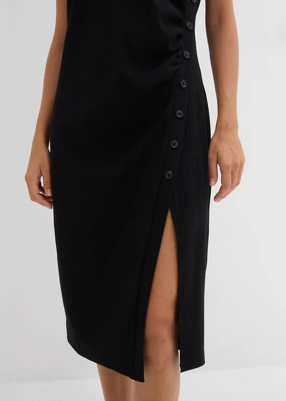 Robe T-shirt en mati&egrave;re textur&eacute;e, bonprix