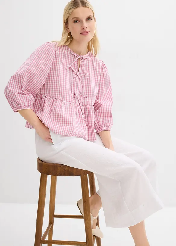 Blouse &agrave; nouettes, bonprix