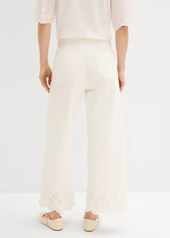 Pantalon large raccourci, bonprix