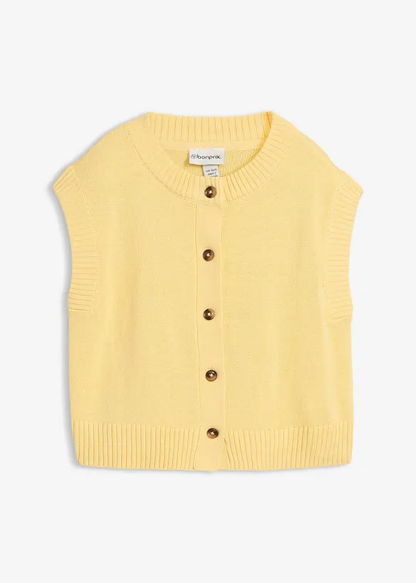 Gilet sans manches en maille, bonprix