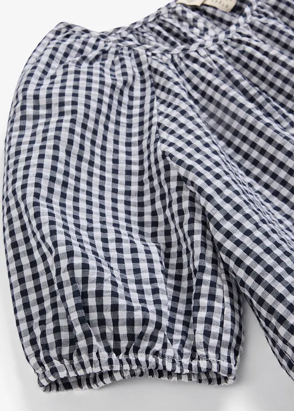 Blouse &agrave; manches courtes 100% coton, bonprix