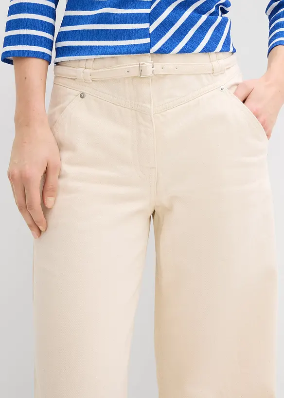Pantalon en twill 100% coton, bonprix