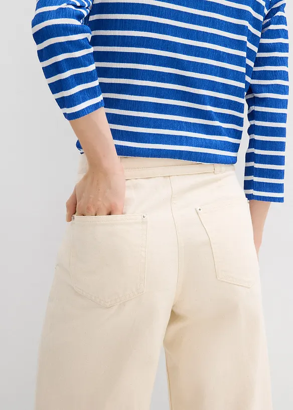 Pantalon en twill 100% coton, bonprix