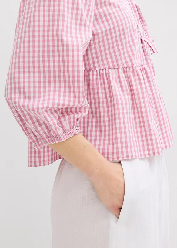 Blouse &agrave; nouettes, bonprix