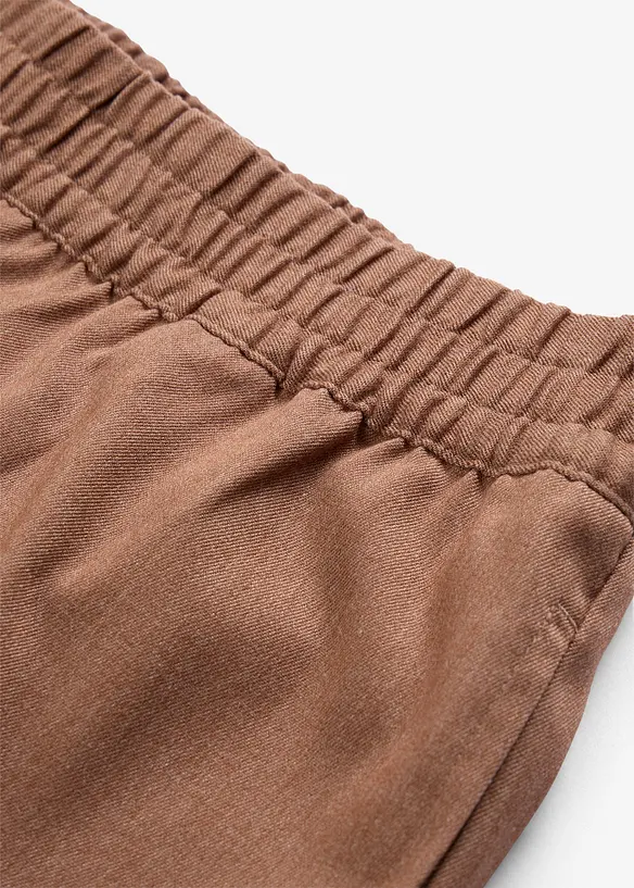 Pantalon palazzo &agrave; taille &eacute;lastiqu&eacute;e, bonprix