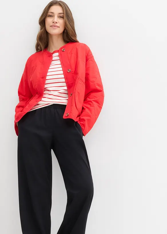 Pantalon palazzo &agrave; taille &eacute;lastiqu&eacute;e, bonprix