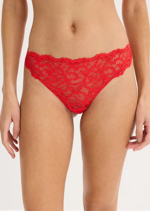 String mini en dentelle douce, bonprix