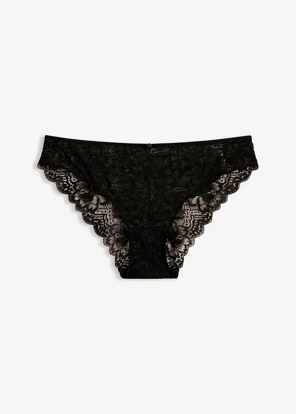 Slip mini avec dentelle florale, bonprix