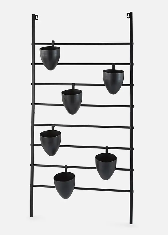 &Eacute;tag&egrave;re haute avec six pots de fleurs, bonprix