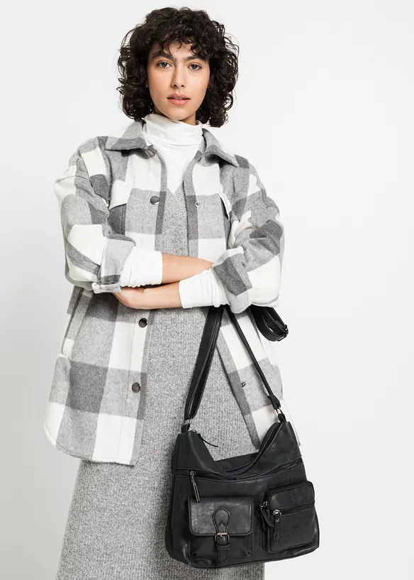 Sac &agrave; bandouli&egrave;re avec poches ext&eacute;rieures, bonprix