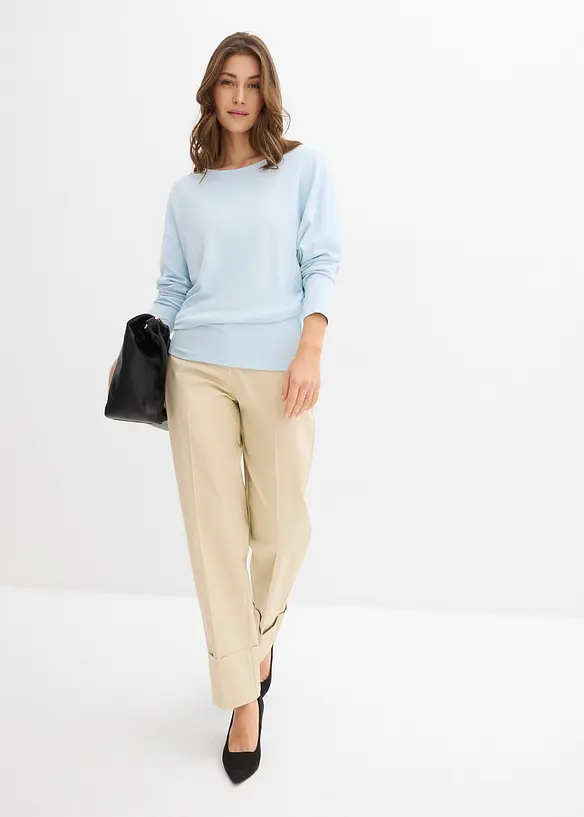 Pantalon chino en coton majoritaire, bonprix