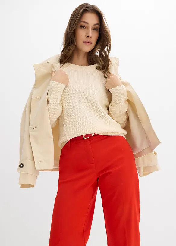 Pantalon chino en coton majoritaire, bonprix