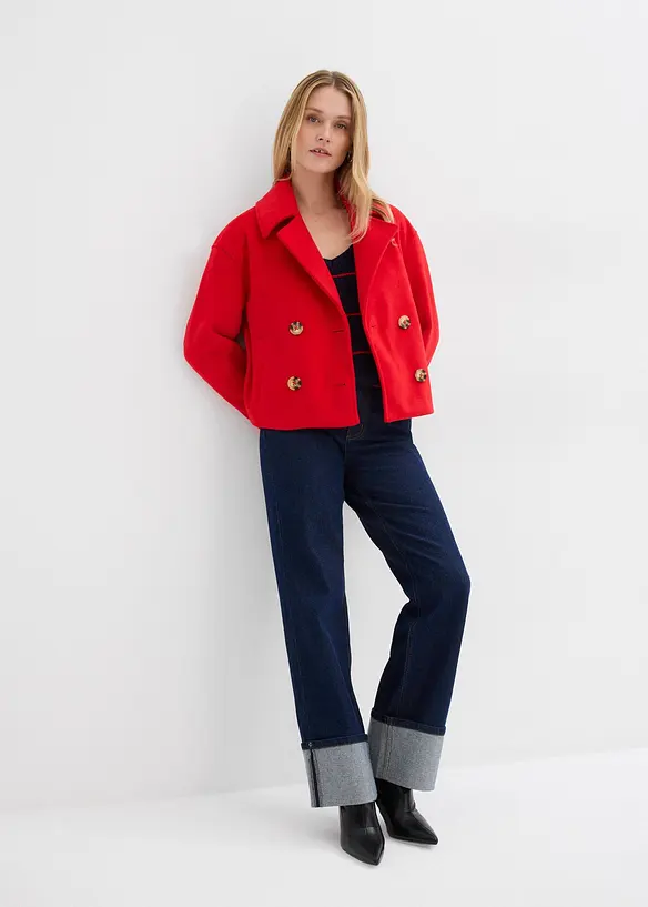 Veste style trench, courte et oversize, bonprix