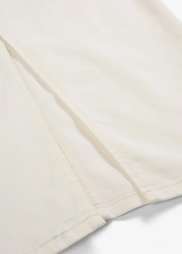 Jupe midi en jean, bonprix