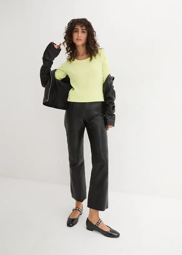 T-shirt manches longues 100% coton, bonprix