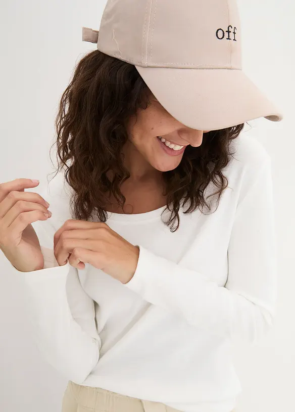 T-shirt manches longues 100% coton, bonprix