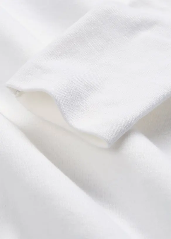 T-shirt manches longues 100% coton, bonprix