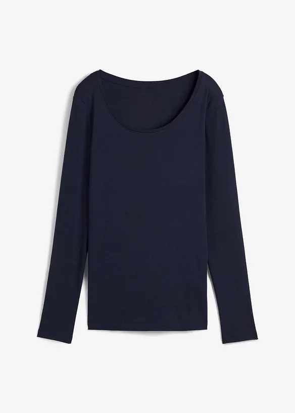 T-shirt manches longues 100% coton, bonprix