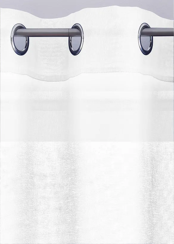 Voilage finement textur&eacute; (1 pce), aussi en XXL, bonprix