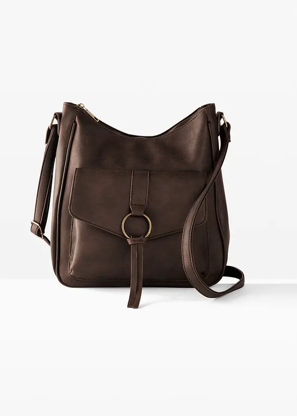 Sac &agrave; bandouli&egrave;re et d&eacute;tail boucle, bonprix