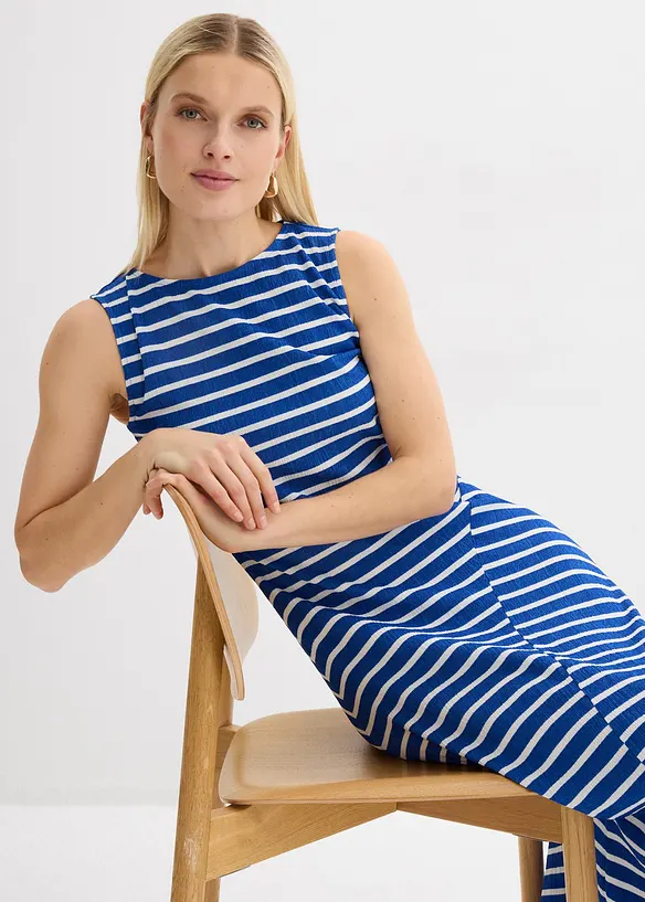 Robe longue &agrave; base asym&eacute;trique, bonprix