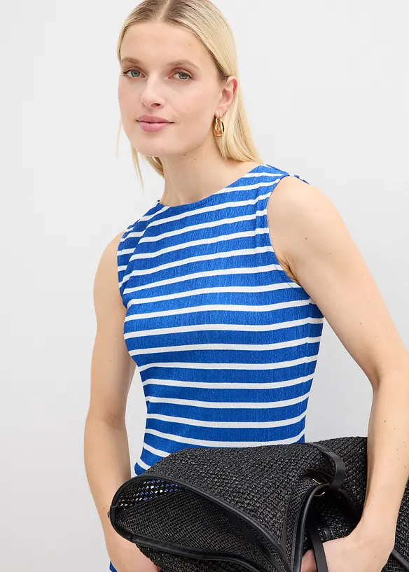 Robe longue &agrave; base asym&eacute;trique, bonprix