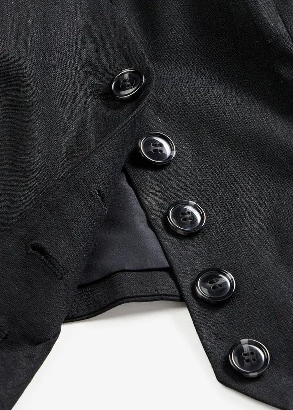 Gilet sans manches en viscose m&eacute;lang&eacute;e, bonprix