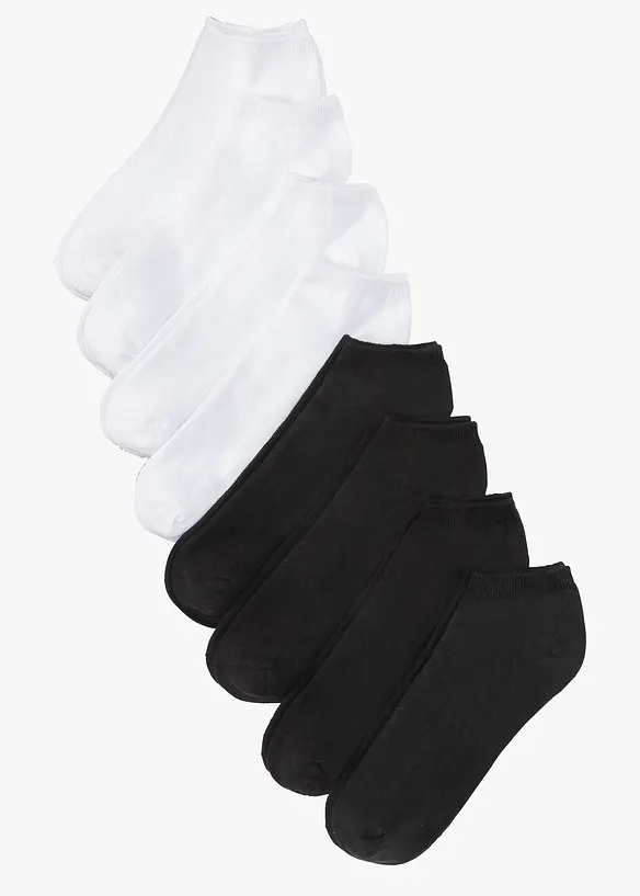 Lot de 8 paires de chaussettes courtes, bonprix