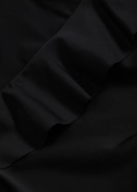 Maillot 1 pi&egrave;ce asym&eacute;trique avec volant, bonprix