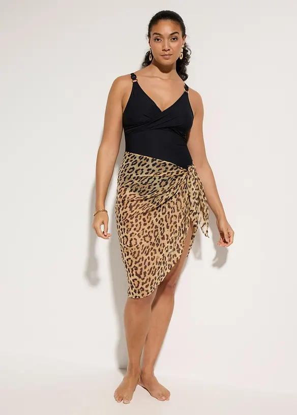 Maillot sculptant style crois&eacute;, maintien fort, bonprix