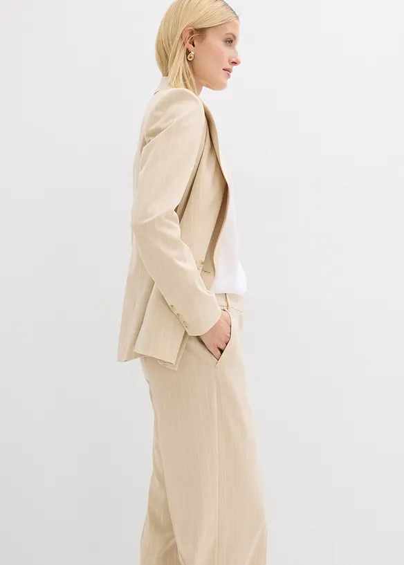 Pantalon de costume ray&eacute;, bonprix