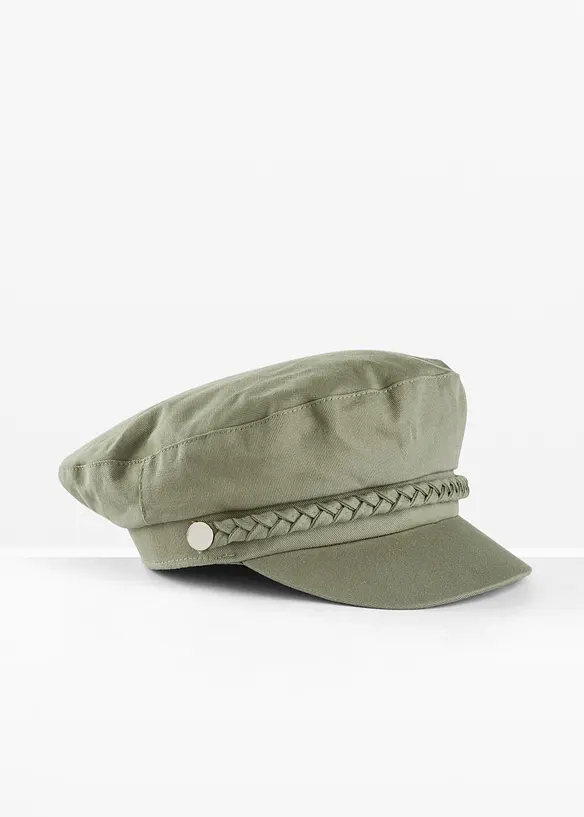 Casquette gavroche avec d&eacute;tail tress&eacute;, bonprix