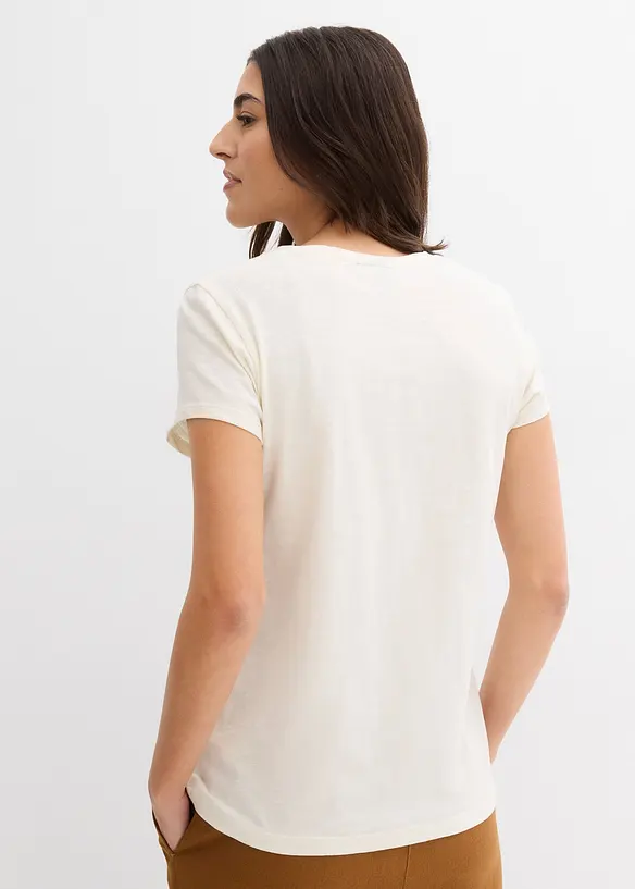 Lot de 2 T-shirts 100% coton, bonprix