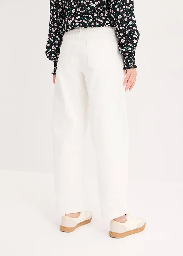 Pantalon en twill de coton extensible, bonprix