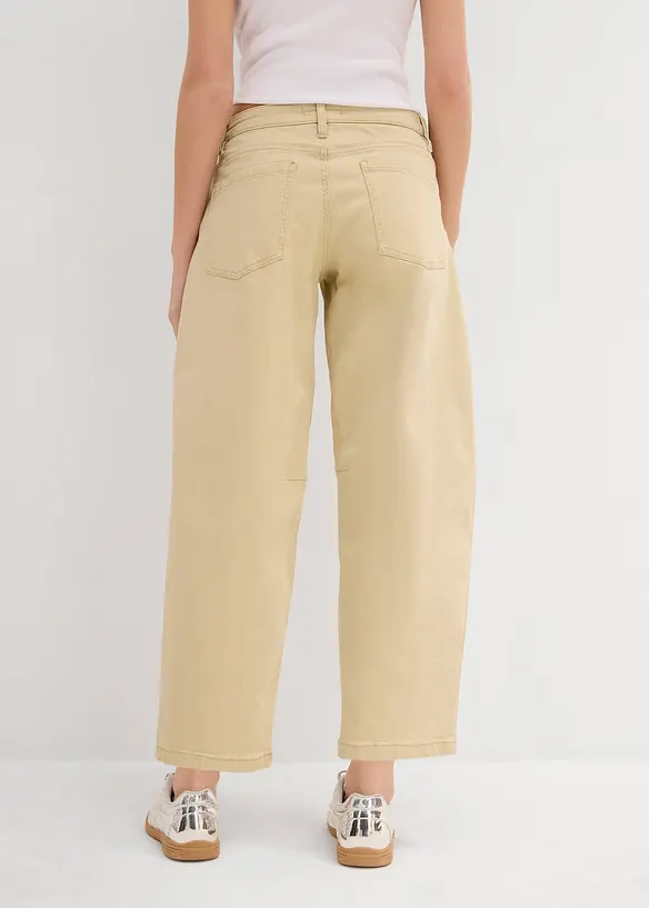 Pantalon en twill de coton extensible, bonprix