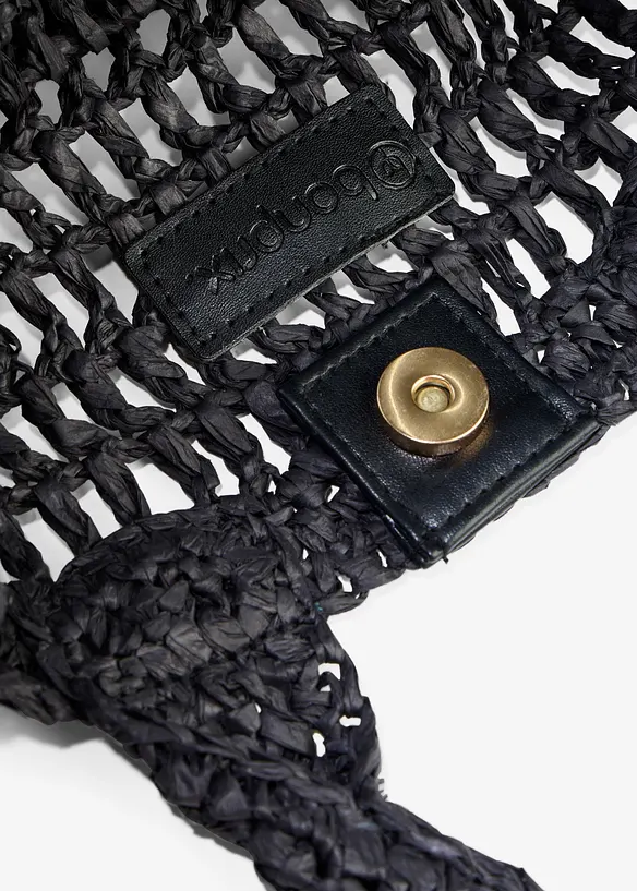 Sac &agrave; bandouli&egrave;re aspect paille, bonprix