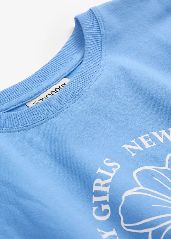 T-shirt et pantalon (ens. 2 pces) en coton extensible, bonprix