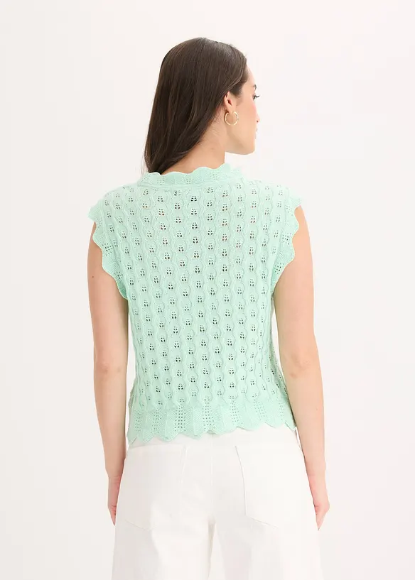 Top en maille 100% coton, bonprix